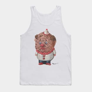 Nope the Clown | Original | Circus Clown with Face Tattoos | Inked Glory Fool Prince Tank Top